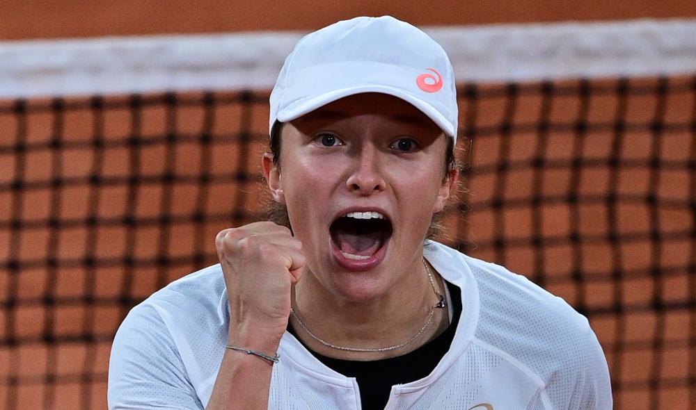 Swiatek en finale de Roland Garros 