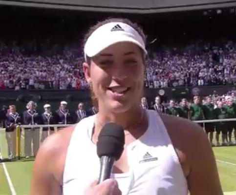 Muguruza : J'ai beaucoup apprécié