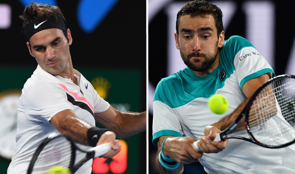 Entame catastrophique de Cilic face à Federer