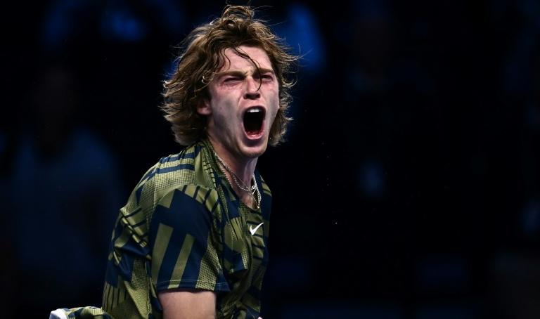 Rublev defeats Tsitsipas to clinch last spot for semis of ATP Finals