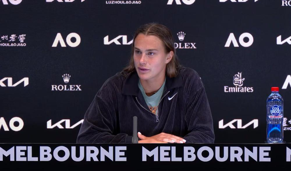 Sabalenka : C'est normal d'être nerveuse avant la finale