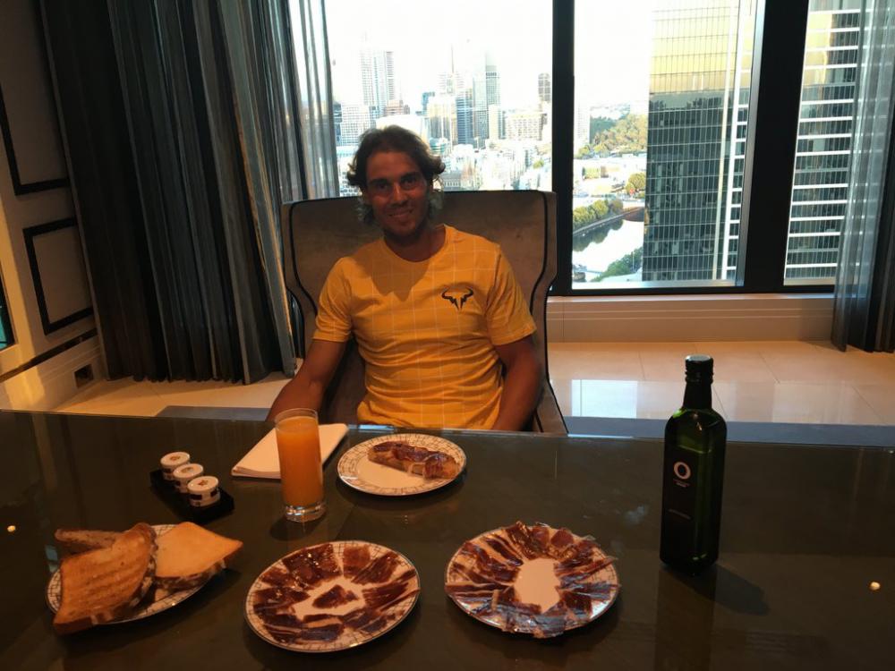 Nadal, mauvais régime alimentaire 