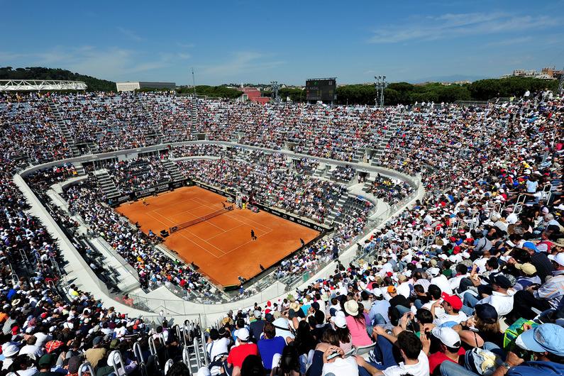 Le tournoi de Rome prévoit la construction d'un toit sur le court central pour 2019