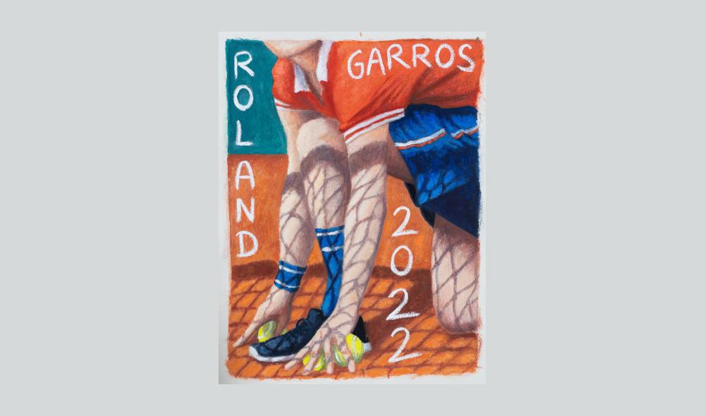 L'affiche de Roland Garros 2022 a été dévoilée ce mercredi