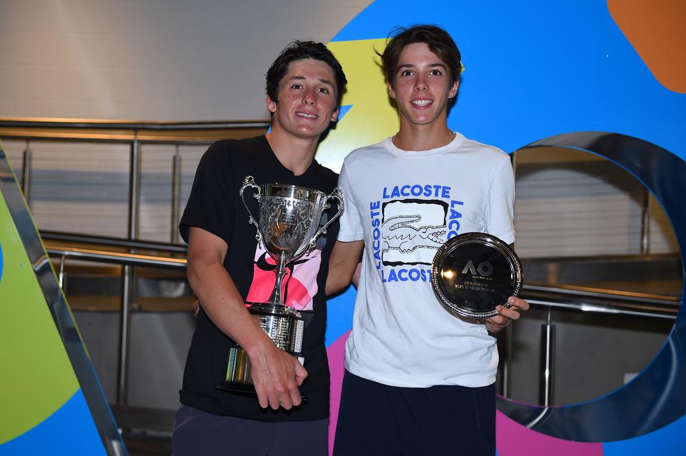 Mayot et Cazaux, respectivement vainqueur et finaliste de l'Open d'Australie junior, ont reçu une WC pour les qualifications de Marseille.