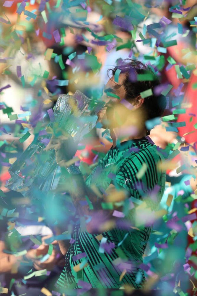 Roger Federer, 1er au classement Race, possède exactement autant de points que Nadal (2e) et Wawrinka (3e) réunis, soit 3045 points !