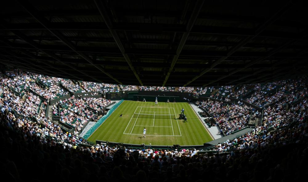 Les parties interrompues par l'obscurité à Wimbledon.