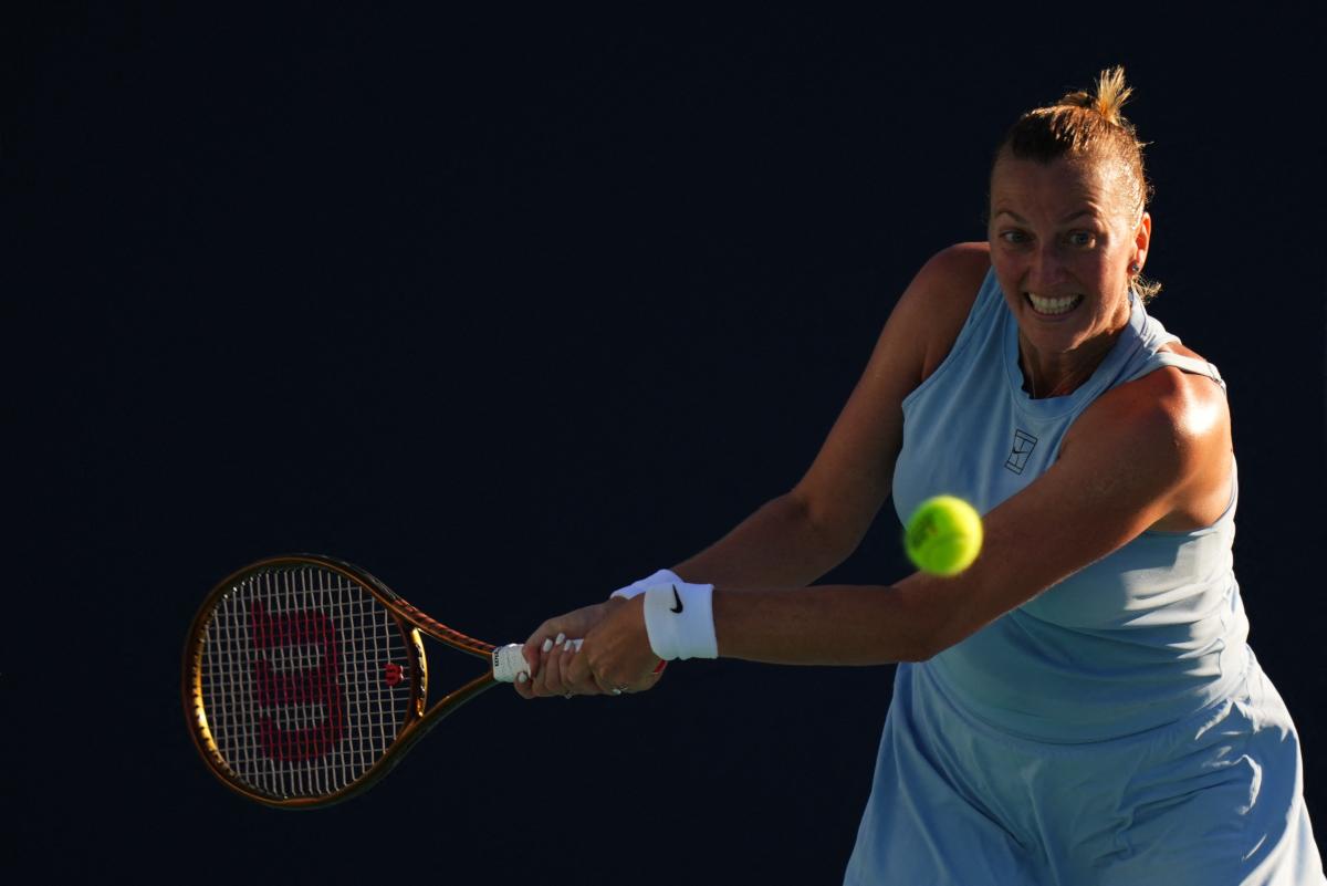 Kvitova chute contre Kenin pour son retour à Miami