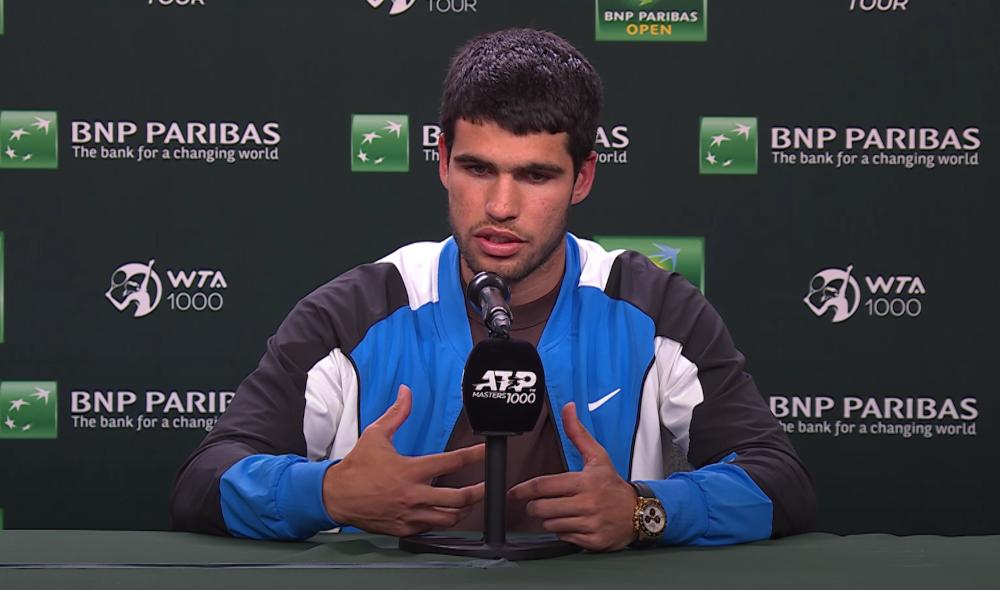 Alcaraz sur un potentiel triplé à Indian Wells : « Je suis prêt à supporter cette pression »