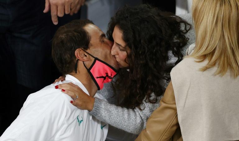 Nadal à Melbourne avec femme et bébé