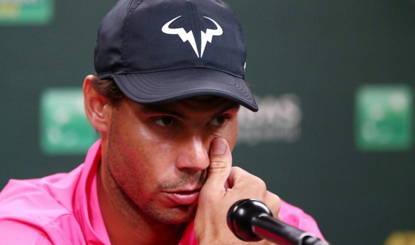 Nadal : I feel sad because I feel always in disadvantage compared with all my opponents in terms of preparation and sometimes competition