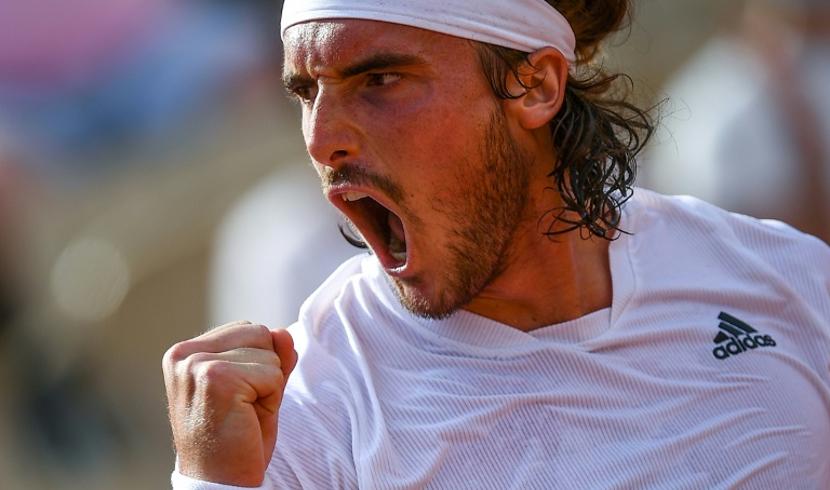 Tsitsipas en patron à Roland Garros