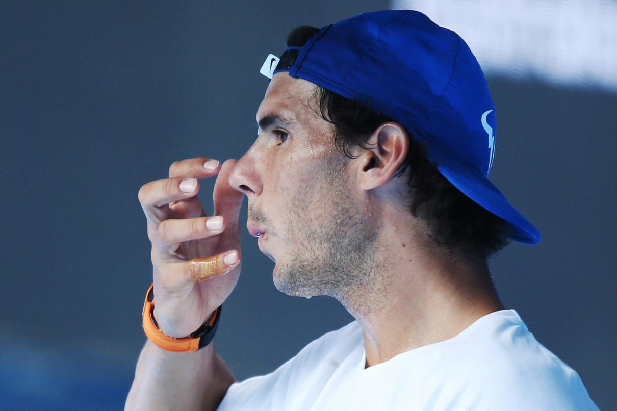 Federer, Nadal, Djokovic, Murray : les mains des joueurs sont souvent mises à rude épreuve 