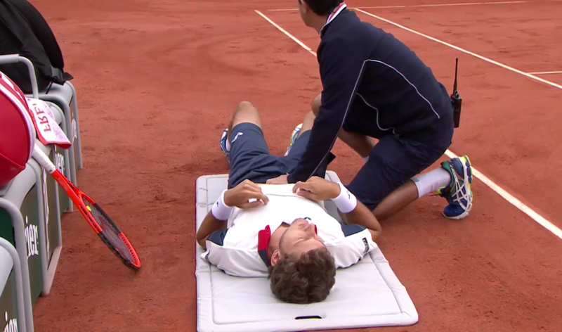 Les abdominaux de Carreno Busta n'ont pas tenu face à Nadal