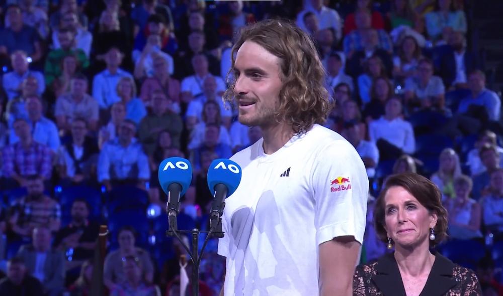 Tsitsipas : Djokovic is one of the greatest in our sport, and I think