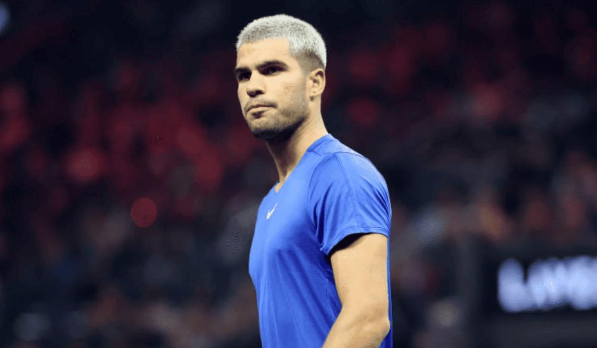Vidéo - Déchu de sa place de n°1 mondial, Alcaraz est arrivé à Turin !
