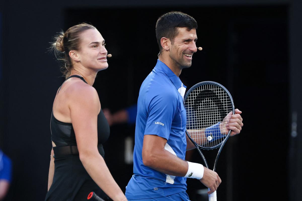 « Ton cri serait considéré comme une gêne sur le circuit ATP », Djokovic blague avec Sabalenka lors d’un entraînement à Wimbledon