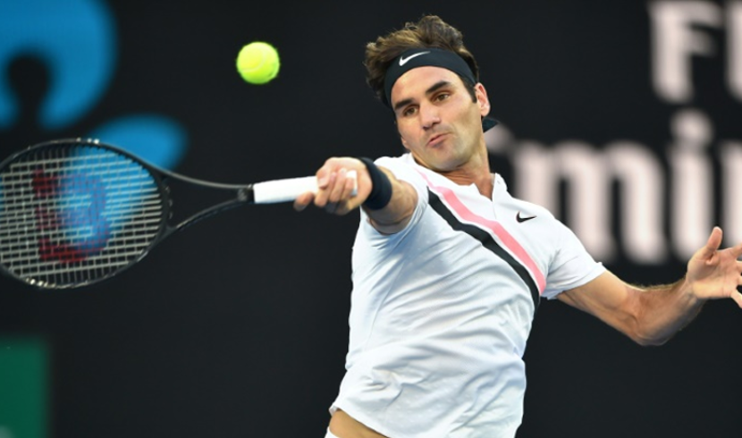 C'est parti entre Federer et Chung sur la Rod Laver Arena à Melbourne 