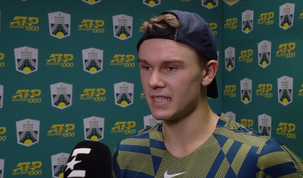 Rune : Je vais essayer d'apprendre de mes erreurs lors de ma défaite en finale à Bâle face à Auger-Aliassime pour faire mieux ici samedi