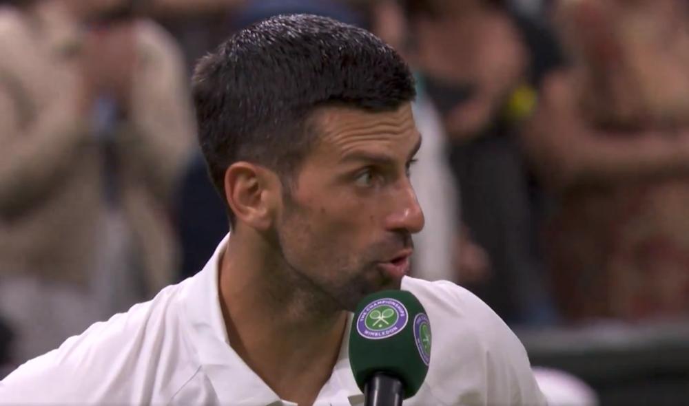 Vidéo - Discours irréel de Djokovic, très fâché après certains spectateurs du Centre Court !