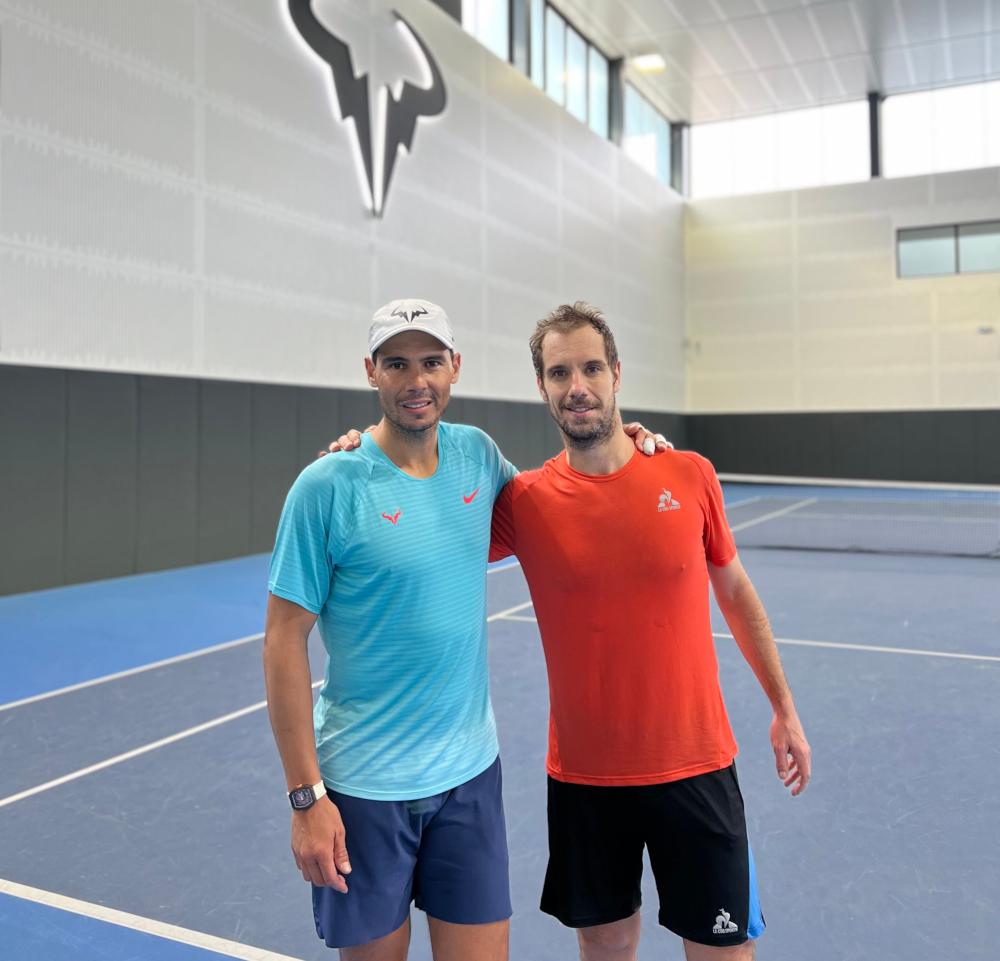 Gasquet (qui s'est entraîné avec Nadal à Majorque) : Il sera compétitif