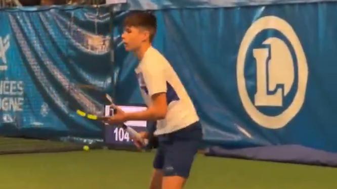 Jaime Alcaraz, petit frère de Carlos, présent au tournoi des Petits As