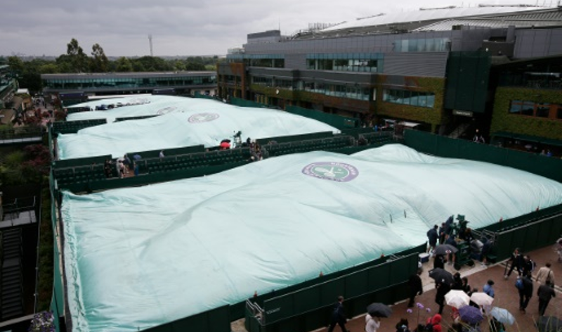 Point météo du jour à Wimbledon - De la pluie sera à redouter tout l'après-midi avec 40 à 60% de risques de 14h à 21h