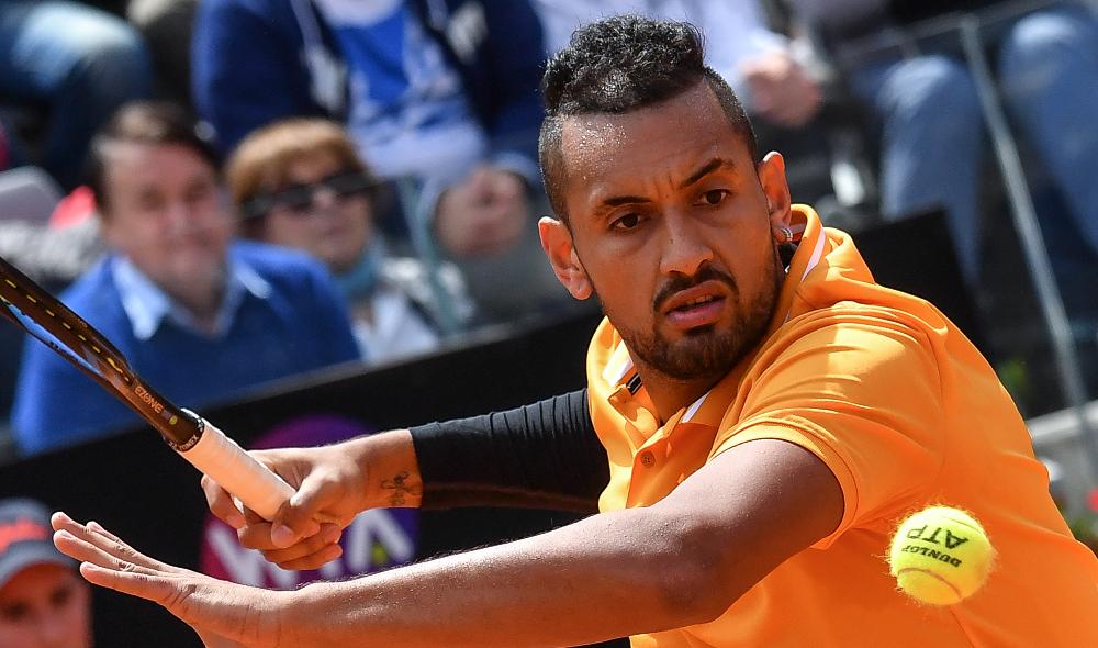 Kyrgios s'auto-disqualifie à Rome 