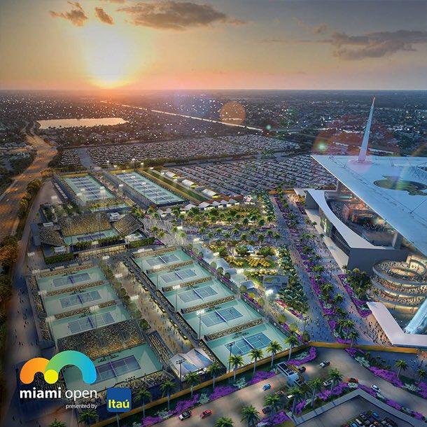 Les plans du nouveau Miami Open ont été dévoilés hier