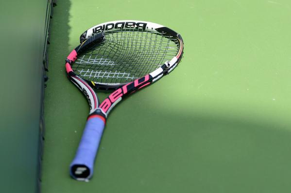 La raquette de Bouchard n'a pas survécu à sa contre performance face à Maria samedi à Miami