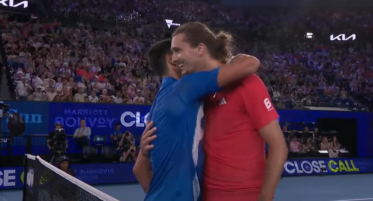 Djokovic vainqueur d’une exhibition contre Zverev avant le début de l'Open d’Australie