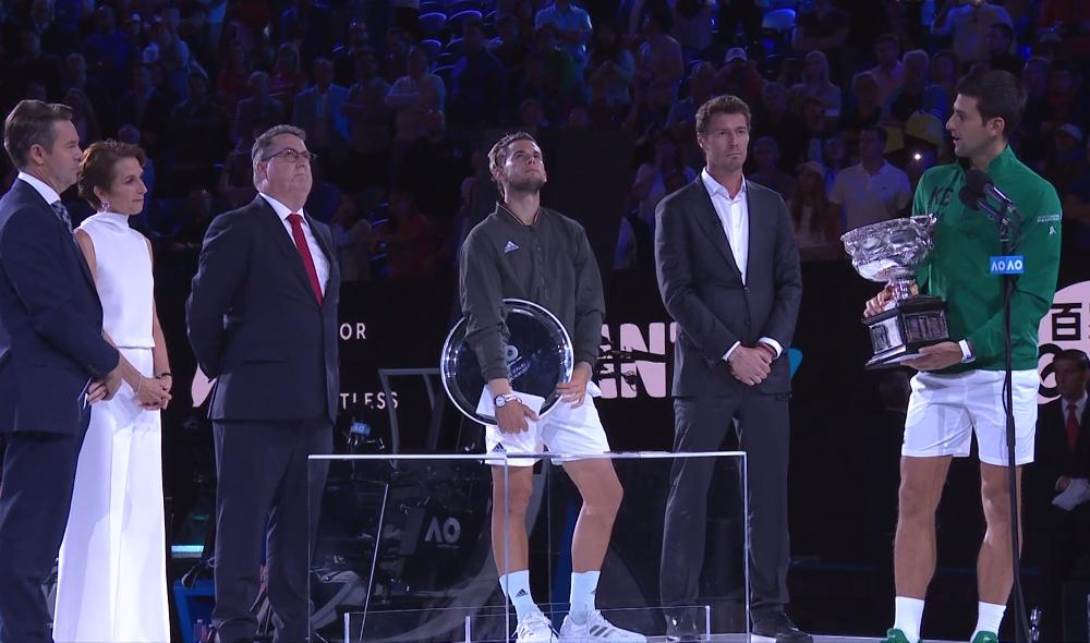 Djokovic : Félicitations Dominic