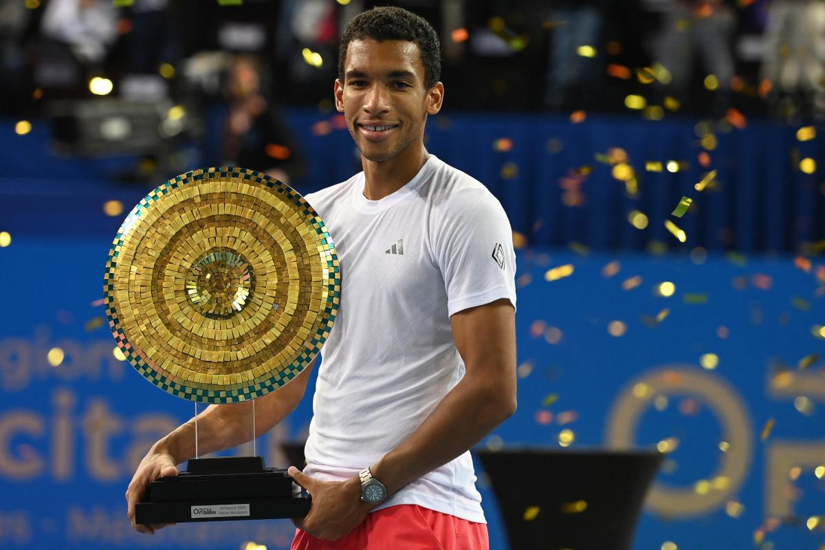 Auger-Aliassime après son titre à Montpellier : « Je suis content de ma forme physique et de mon jeu »