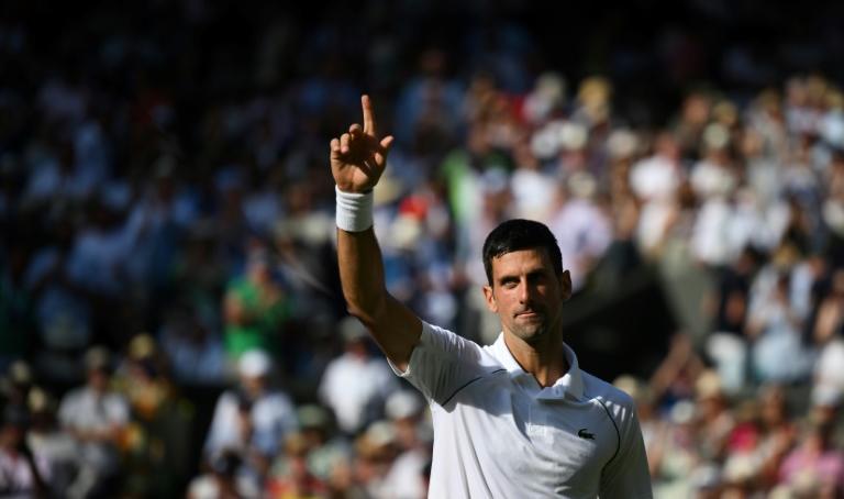 Djokovic one set away from 7th Wimbledon title
