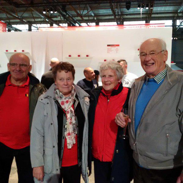 Les grands-parents de Murray et de Darcis se rencontrent avant la finale de la coupe Davis entre la Belgique et la Grande-Bretagne.