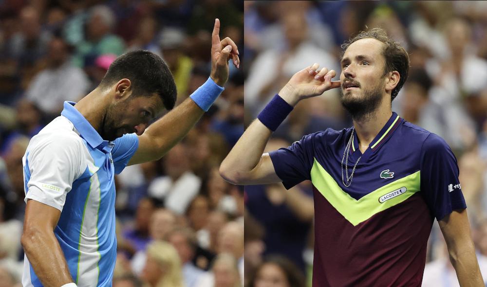 Djokovic-Medvedev, la finale de l'US Open programmée à 16h00 (22h00 en France).