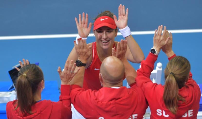 La Suisse rejoint la Russie en finale de la Billie Jean King Cup