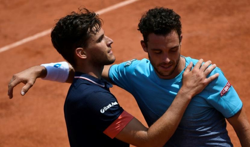 Thiem, 23 ans après Thomas Muster déjà à Roland Garros, est le 2ème Autrichien à atteindre la finale d'un tournoi du Grand Chelem.