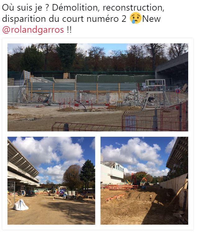 Les travaux de modernisation de Roland Garros ont débuté 