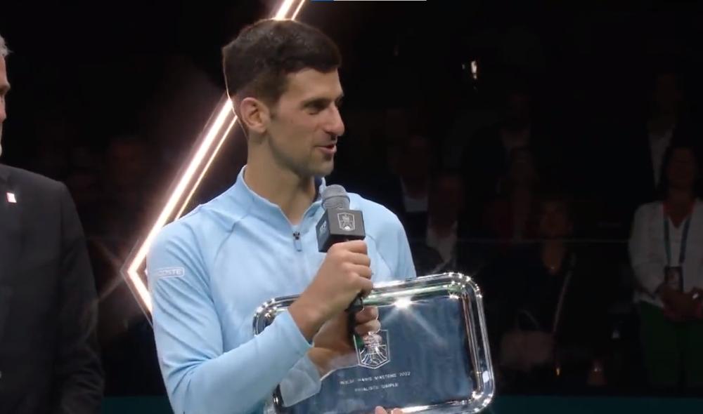 Djokovic à Rune : Je suis content pour toi car j'aime ta personnalité