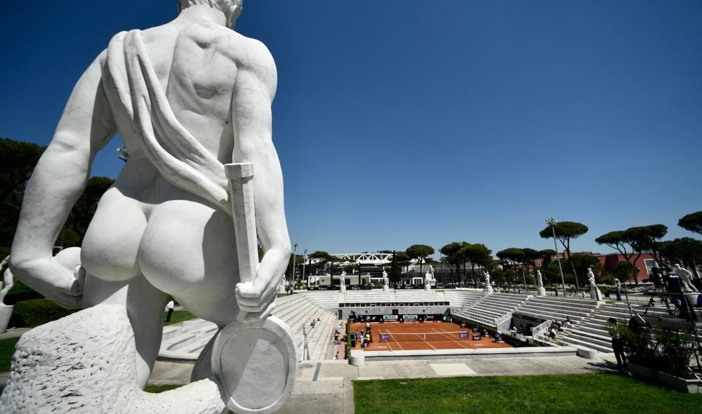 Le tournoi de Rome publie un cliché de ses trois nouveaux courts