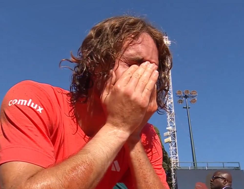 Vidéo - Les larmes de Tsitsipas à Monte-Carlo