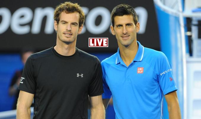 Djokovic prend le large face à Murray, 2 sets 0 