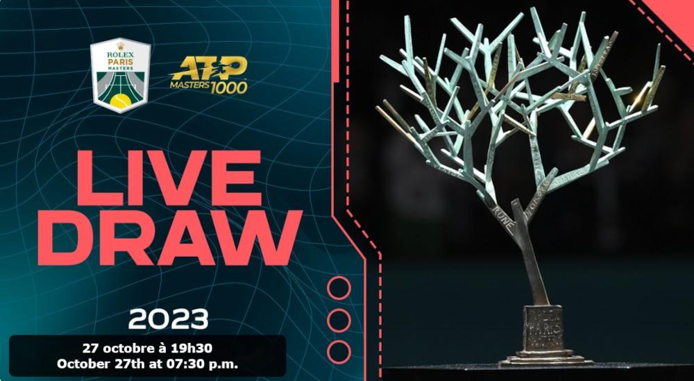 Suivez le tirage du Masters 1000 de Paris-Bercy en Live !