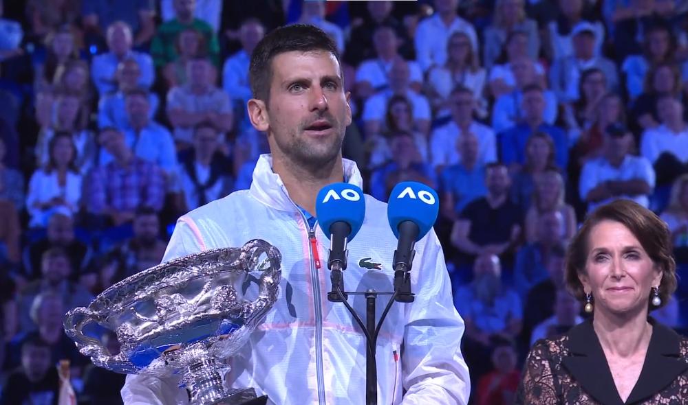 Djokovic : For any young player who is dreaming to be here as we are