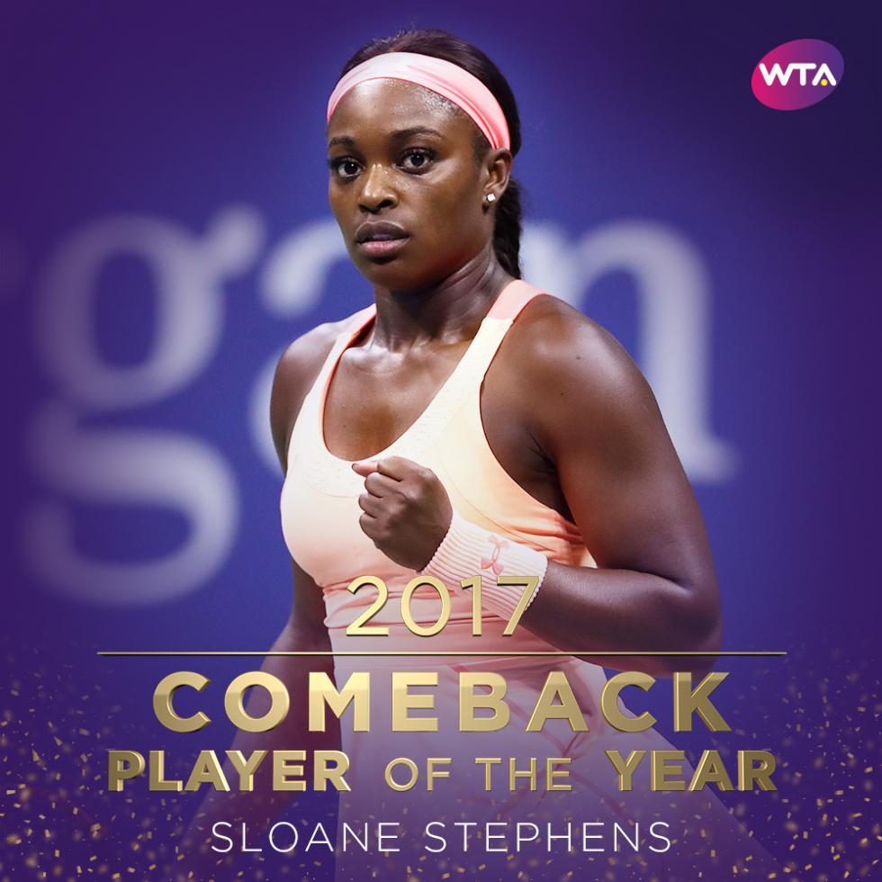 Sloane Stephens nommée come-back de l'année