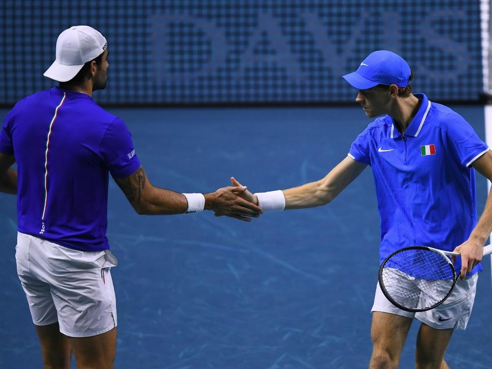 Forfait jusqu’à l’US Open, Berrettini réapparaît à l’entraînement aux côtés de Sinner