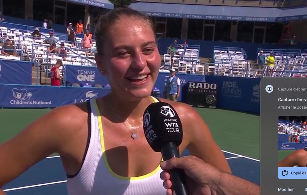 Kostyuk au mental à Washington !