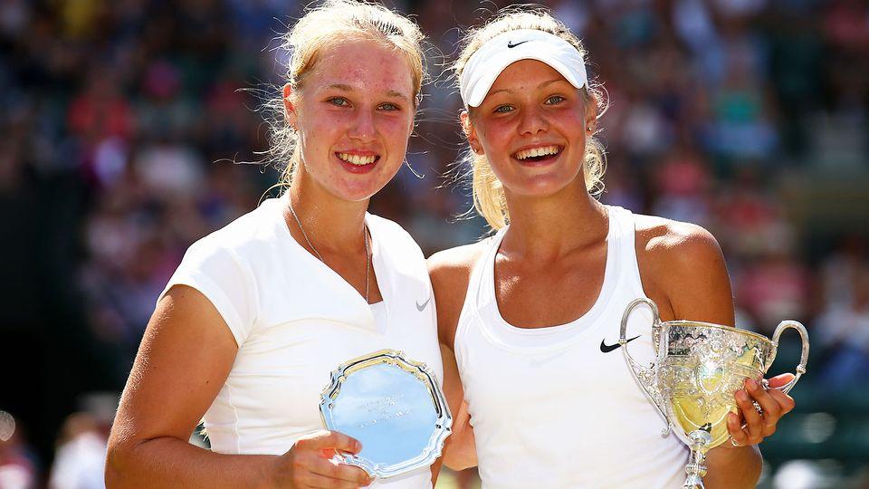 Sofya Zhuk (21 ans), vainqueure de Wimbledon J
