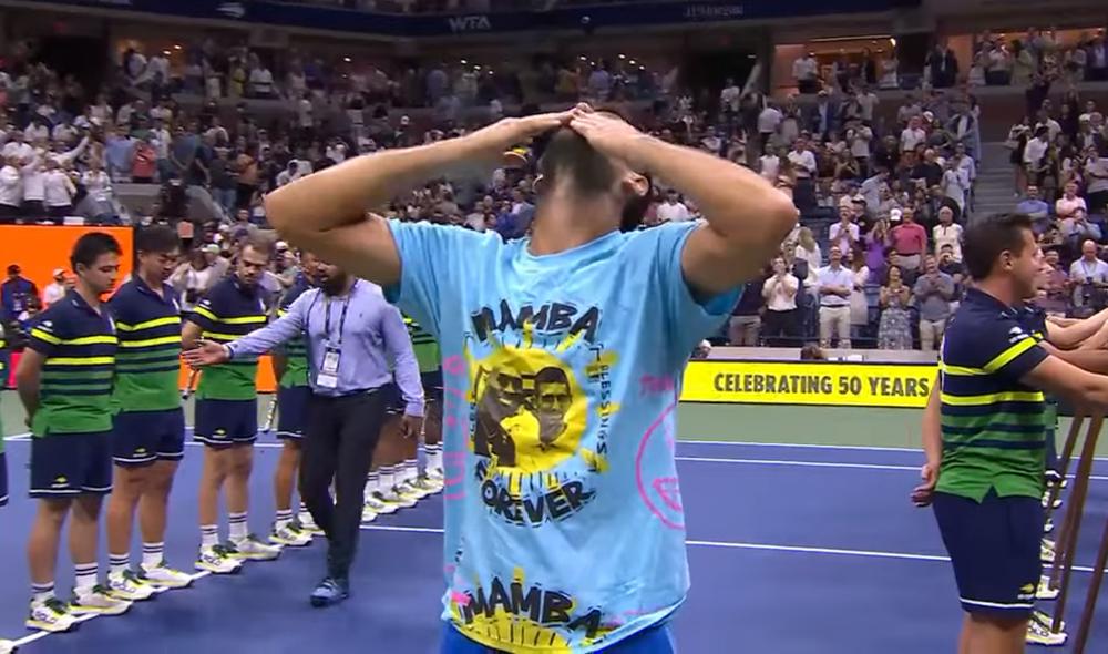 Djokovic pays tribute to Kobe Bryant!